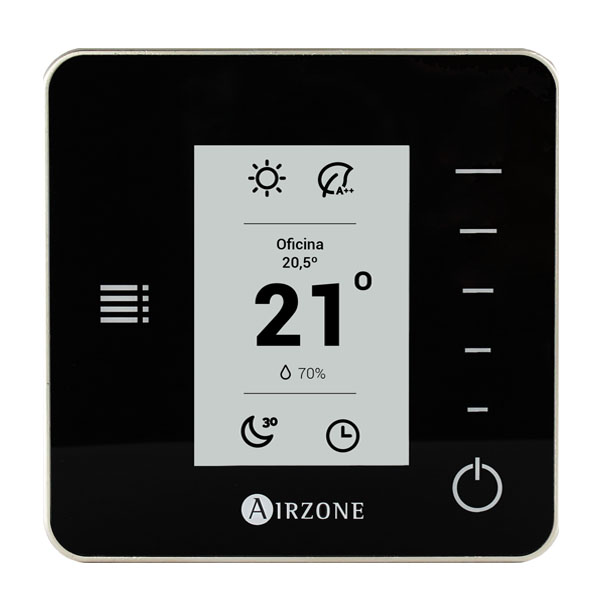 Thermostat Radiant monochrome Airzone Think filaire (RA6) - Airzone