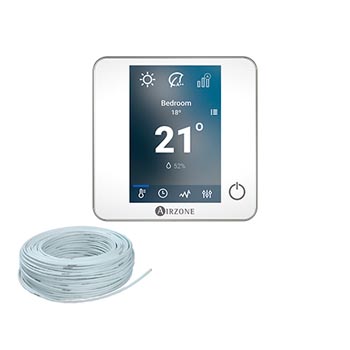 Pack Thermostats Blueface et Lite Filairs + Câble bus Airzone